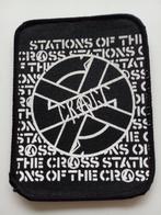 Crass vintage 80's Stations of the Crass patch c294 PUNK, Verzenden, Nieuw, Kleding