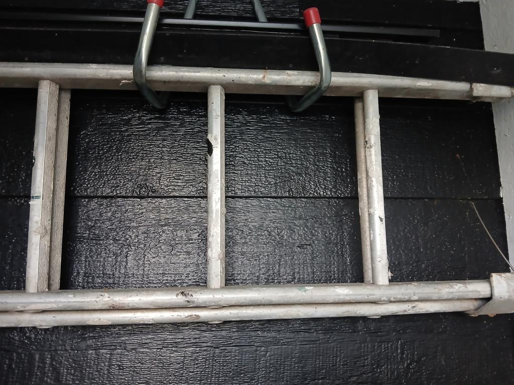 2-delige ladder, 14 treden per deel, 270 cm per deel, Ophalen of Verzenden