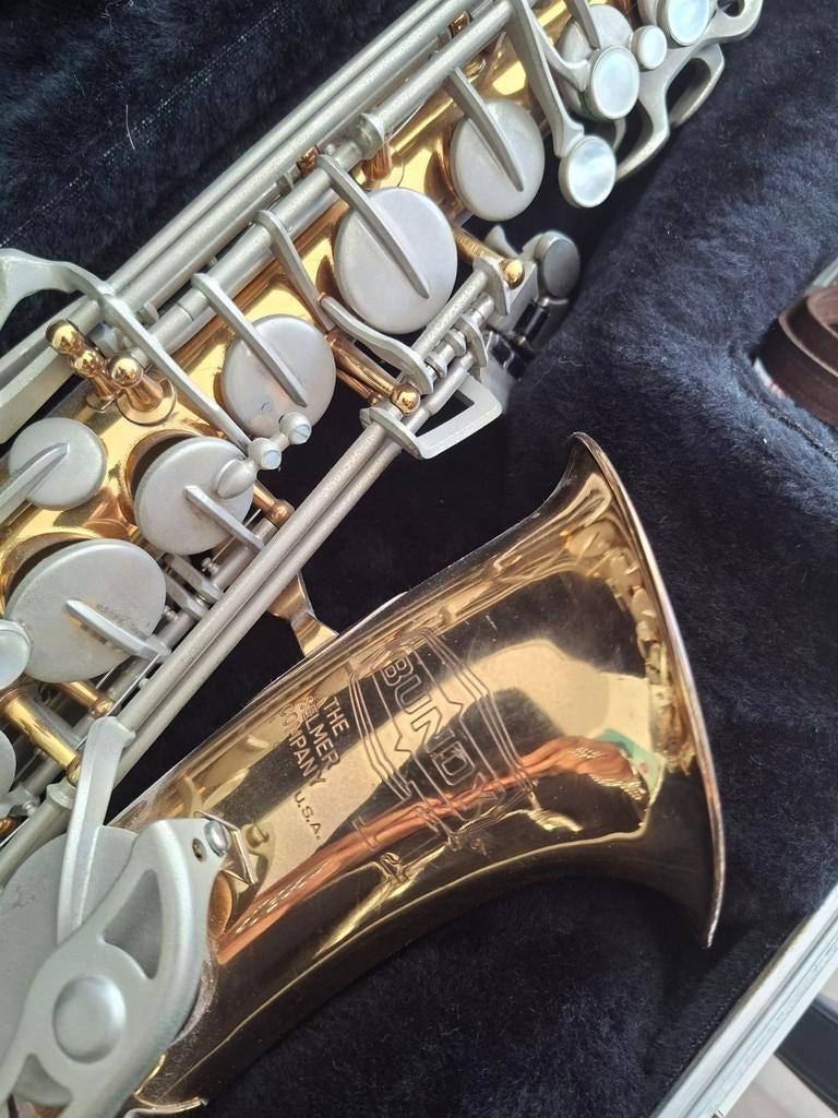 Bundy The Selmer Company USA Altsaxofoon met koffer, Muziek en Instrumenten, Blaasinstrumenten | Saxofoons, Ophalen of Verzenden