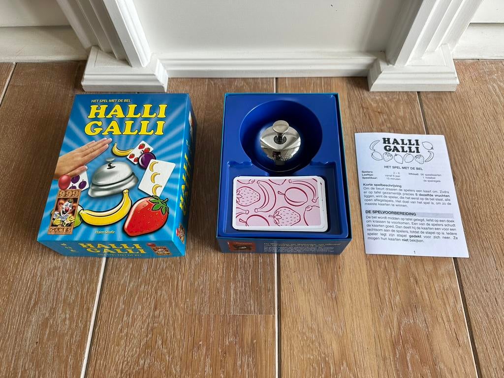 Halli galli het spel met de bel! Van 999games., Ophalen, Zo goed als nieuw