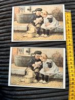 2 x oudere Ot en Sien kaarten, Ophalen of Verzenden, Ongelopen