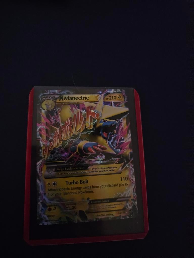 Pokémon Kaart: M Manectric EX (24/119) - Foil, Ophalen of Verzenden, Zo goed als nieuw, Losse kaart, Foil