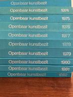 Openbaar Kunstbezit Jaarboeken 1973 t/m 1982 - Complete Set, Ophalen of Verzenden, Gelezen, Overige onderwerpen