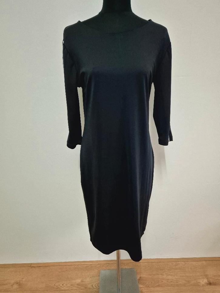 J1 - Donkerblauwe Triple Nine jurk maat XL (1), Kleding | Dames, Jurken, Zo goed als nieuw, Maat 46/48 (XL) of groter, Blauw, Knielengte