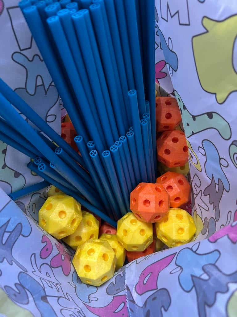 Bouwpakket voor fort/tent - zonder doek, Kinderen en Baby's, Ophalen, Gebruikt, Knutselen