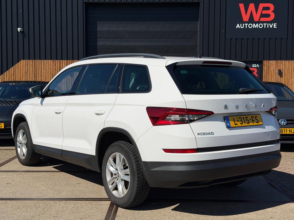 Skoda Kodiaq 1.5 TSI Style Dealer onderhouden Cruise Clima s, Auto's, Skoda, 4 cilinders, 150 pk, 1481 kg, Wit