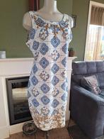 K-Design Wit blauwe mandala jurkje mouwloos XL, K-design, Maat 46/48 (XL) of groter, Zo goed als nieuw, Knielengte