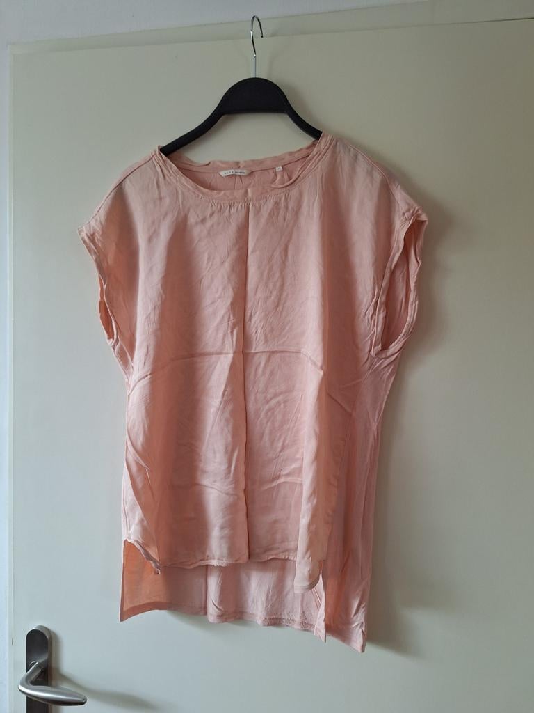 Dames shirt Yaya maat 36 zalm, Ophalen of Verzenden, Zo goed als nieuw, Korte mouw, Roze