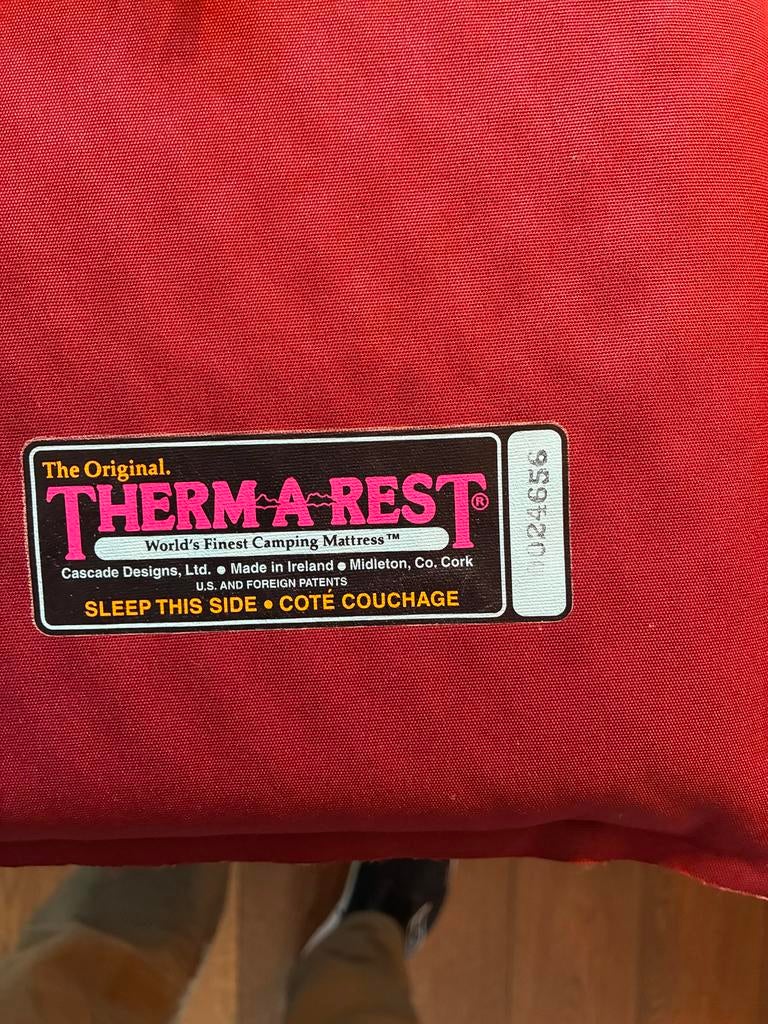 Therm-a-Rest Slaapmat 62x192, Ophalen of Verzenden, Gebruikt, 1-persoons