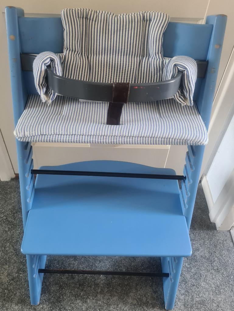 Stokke tripp trapp kinderstoel vanaf 7 maanden, Kinderen en Baby's, Kinderstoelen, Ophalen, Gebruikt, Meegroeistoel, Stoelverkleiner