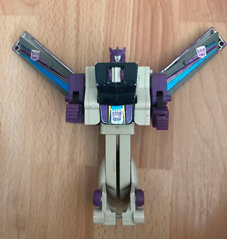 Transformers G1 Octane Triple changer 1986, Verzamelen, Transformers, Gebruikt, G1, Decepticons, Ophalen of Verzenden