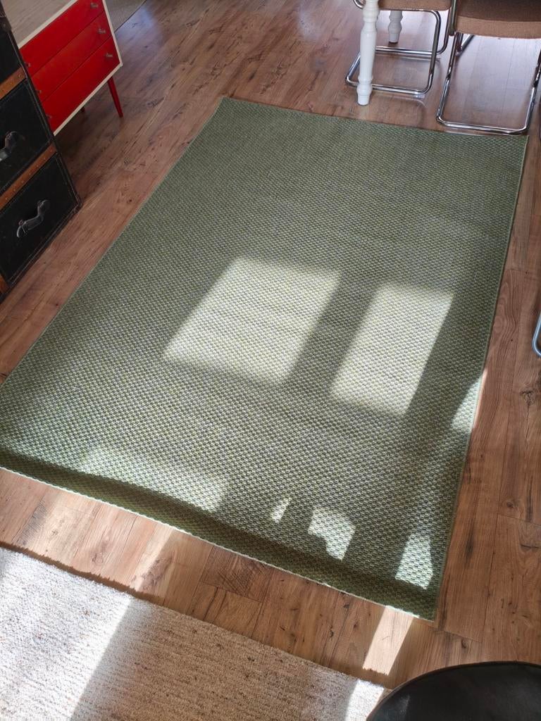 Groen vloerkleed IKEA (nieuw) 160x230 cm, Ophalen, 150 tot 200 cm, 200 cm of meer, Zo goed als nieuw