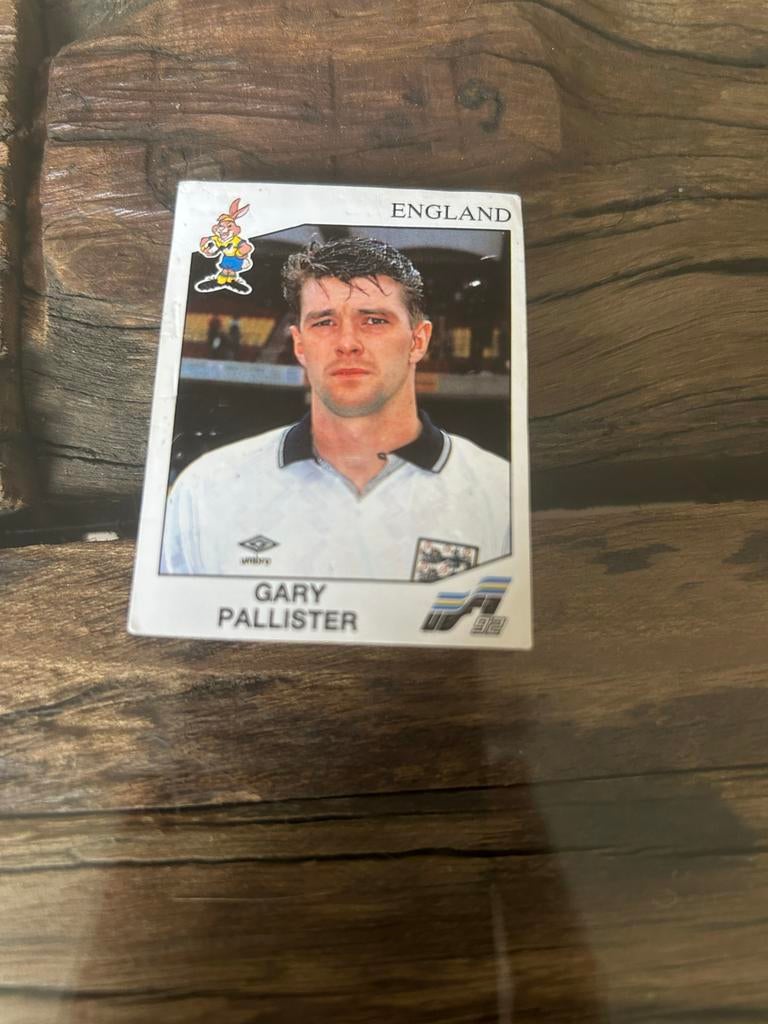 Panini Euro '92 Sticker Gary Pallister Engeland #98, Verzamelen, Ophalen of Verzenden, Gebruikt, Sport