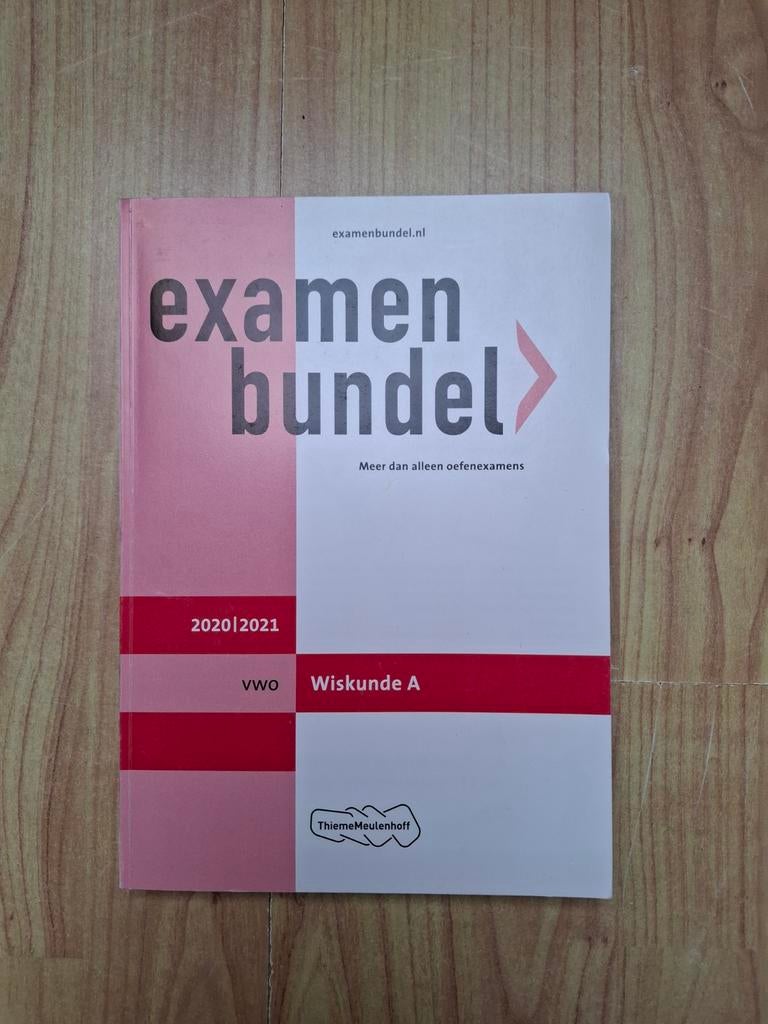 Examenbundel Wiskunde A VWO, Boeken, Schoolboeken, Ophalen of Verzenden, Gelezen, VWO, Wiskunde A