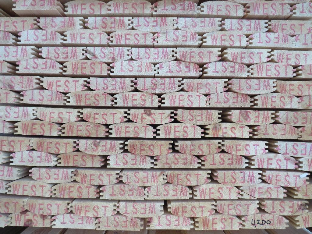 Blokhutdelen Grenen en Douglas, Tuin en Terras, Palen, Balken en Planken, Ophalen, Nieuw, 250 cm of meer, Planken