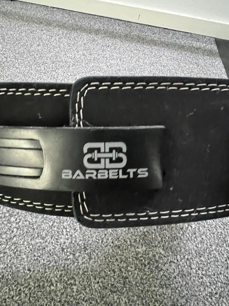 Barbelts fitness belt - Gewichthefriem, Sport en Fitness, Ophalen of Verzenden, Zo goed als nieuw, Rug, Halterriem