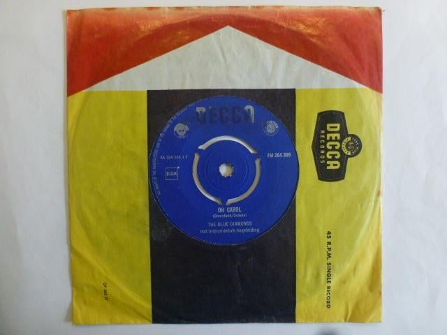 The Blue Diamonds. Oh Carel. / We got love., Gebruikt, 7 inch, Single, Ophalen of Verzenden