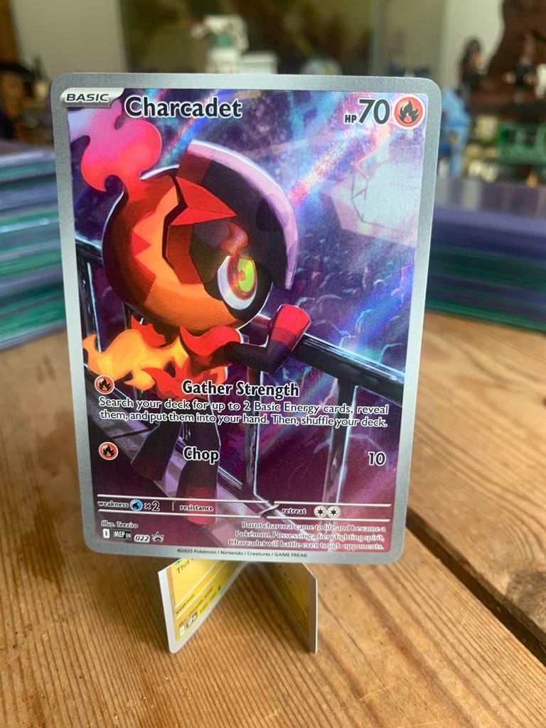 Charcadet etb promo #022, Hobby en Vrije tijd, Verzamelkaartspellen | Pokémon, Ophalen of Verzenden, Zo goed als nieuw, Losse kaart