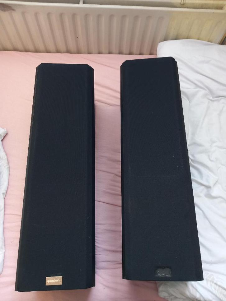 2 Quadral odin mk2 Speakers, Audio, Tv en Foto, Luidsprekers, Gebruikt, Front, Rear of Stereo speakers, 120 watt of meer, Overige merken