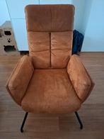 Fauteuil Havelte TexBull Cognac, Ophalen, 75 tot 100 cm, Zo goed als nieuw, Stof