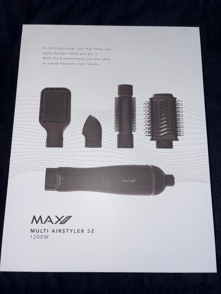 Max Pro Multi Airstyler S2 1200w, Ophalen, Zo goed als nieuw, Haarverzorging