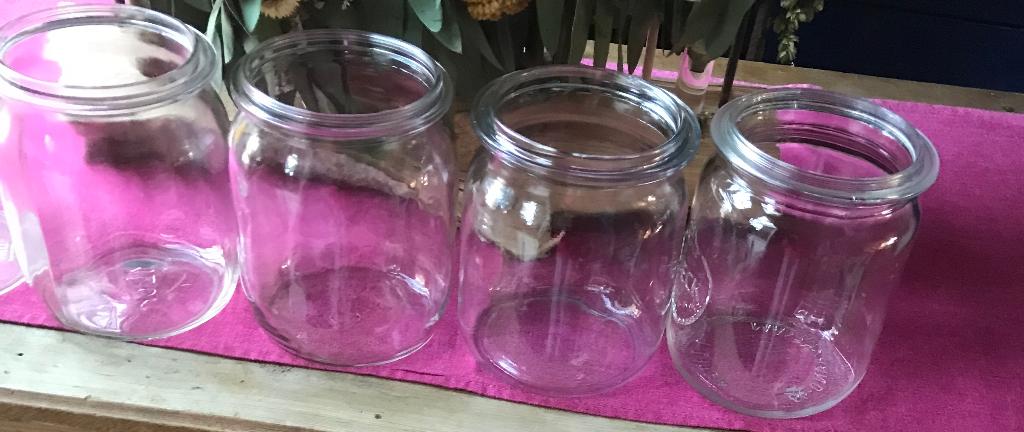 weckflessen, Overige typen, Ophalen of Verzenden, Gebruikt, Glas