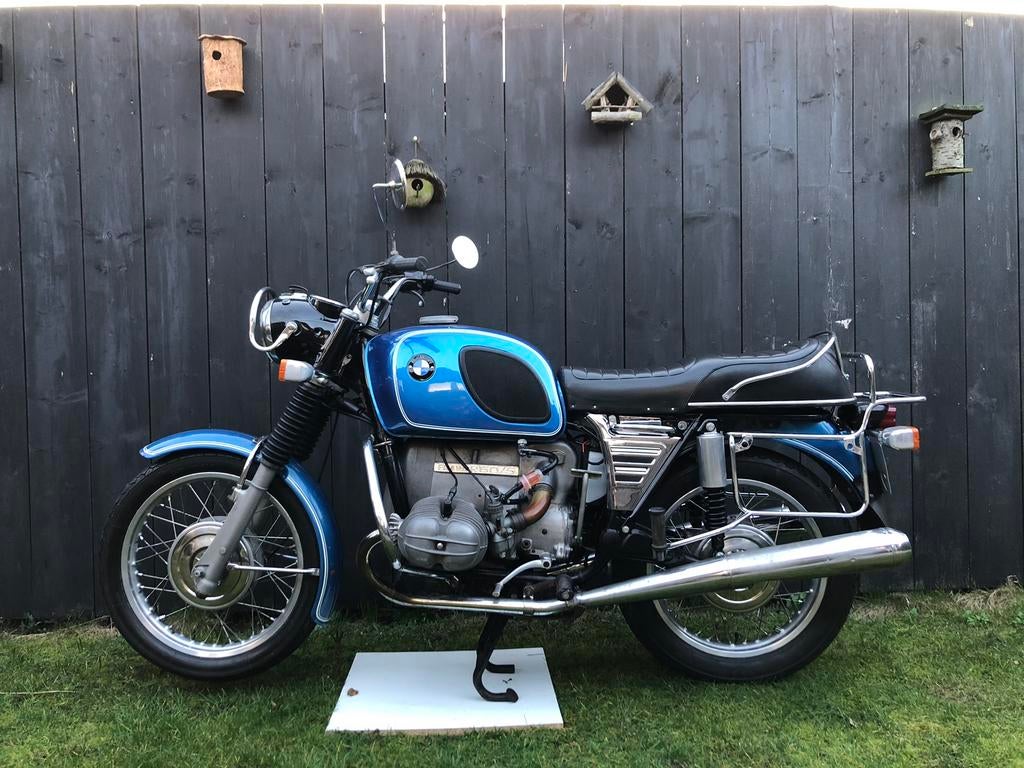 BMW R60/5 (1972) – Slechts 44.533 km, Motoren, Cardan-aandrijving, 2 cilinders, Particulier, Toermotor