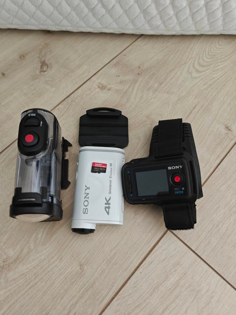 Sony FDR-X1000V 4K Action Cam met accessoires, Audio, Tv en Foto, Actiecamera's, Ophalen of Verzenden