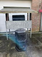 Gietijzeren petroleumkachel met lekbak, Ophalen, Gebruikt, Overige brandstoffen, Oliekachel