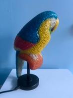Vintage popcorn tafellamp papegaai., Ophalen of Verzenden, Kunststof, Minder dan 50 cm