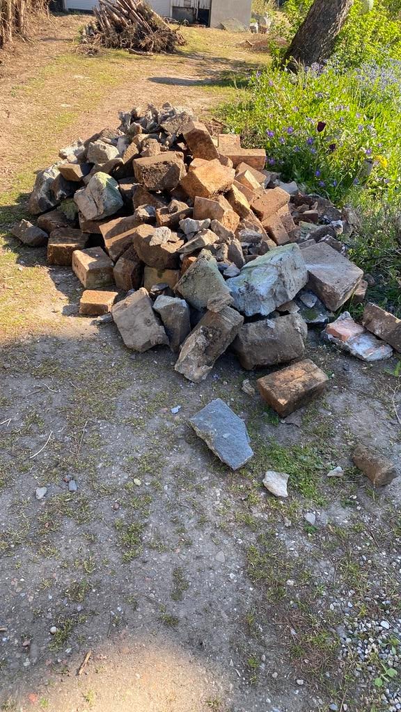 Gratis grof puin, Ophalen, Gebruikt