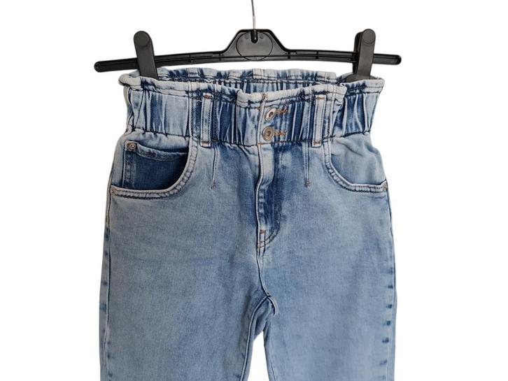 Gave JILL&MITCH stretch mom jeans paperbag high waist mt 152, Kinderen en Baby's, Kinderkleding | Maat 152, Zo goed als nieuw