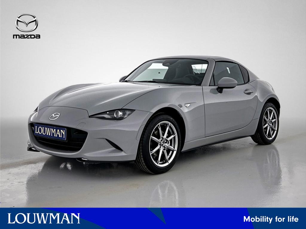 Mazda MX-5 RF 1.5 SkyActiv-G 132 Exclusive-Line (bj 2025), Auto's, Mazda, 12 maanden, Achterwielaandrijving, Zwart, 132 pk