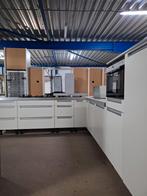 Keuken Compleet met APP 120Keukens op voorraad Nr. 2914, Ophalen of Verzenden, Zo goed als nieuw, Hoekkeuken, Met kookeiland