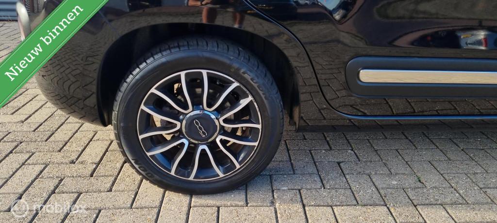 Fiat 500 L 0.9 TwinAir Pop PANO/TREKHAAK/NAP, Auto's, Fiat, Gebruikt, Euro 6, Met garantie (alle), Zwart