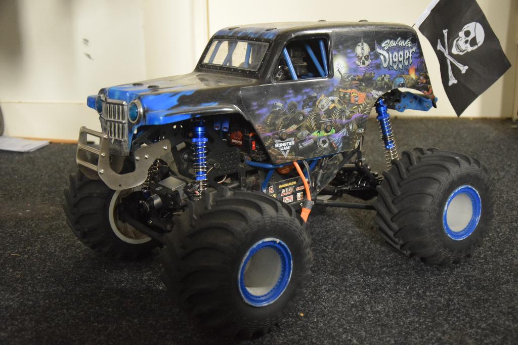 Losi LMT RTR zonder lader, Hobby en Vrije tijd, Elektro, Gebruikt, Auto offroad, Ophalen of Verzenden
