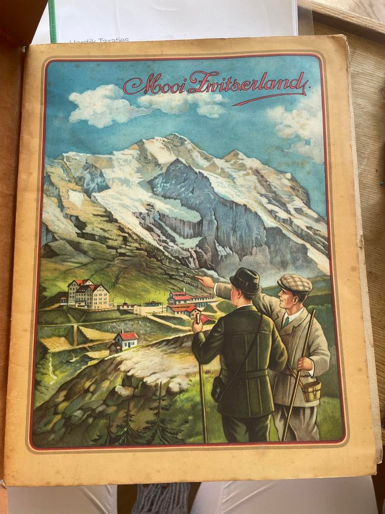 Verzamelalbum Mooi Zwitserland - Niemeijer Tabak, Ophalen, Gelezen, Plaatjesalbum