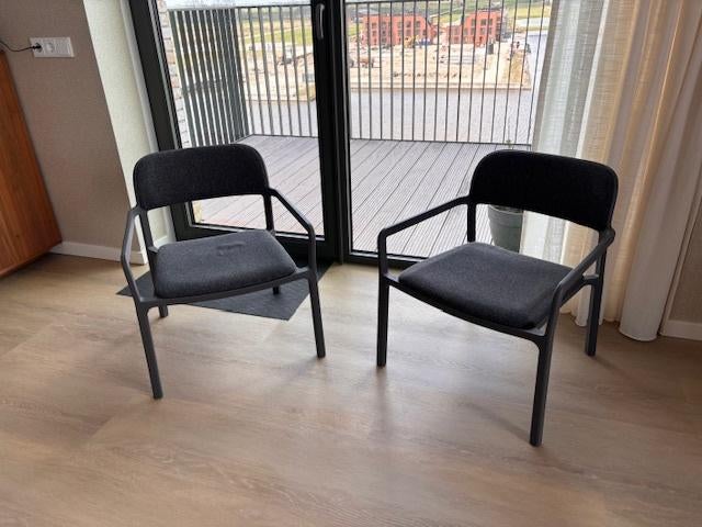 Ikea designfauteuil Ypperlig by HAY set van 2 stuks, Ophalen, Kunststof, Twee, Zo goed als nieuw