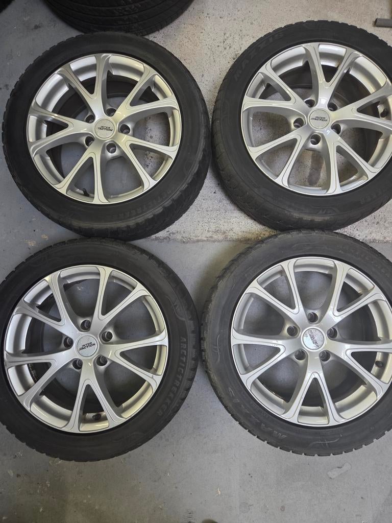 Aluminium velgen, Ophalen, Gebruikt, Banden en Velgen, 17 inch