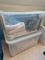 Sencys T-box Opbergbox XXL 145L transparant met deksel, Doe-het-zelf en Verbouw, Kratten en Dozen, Ophalen