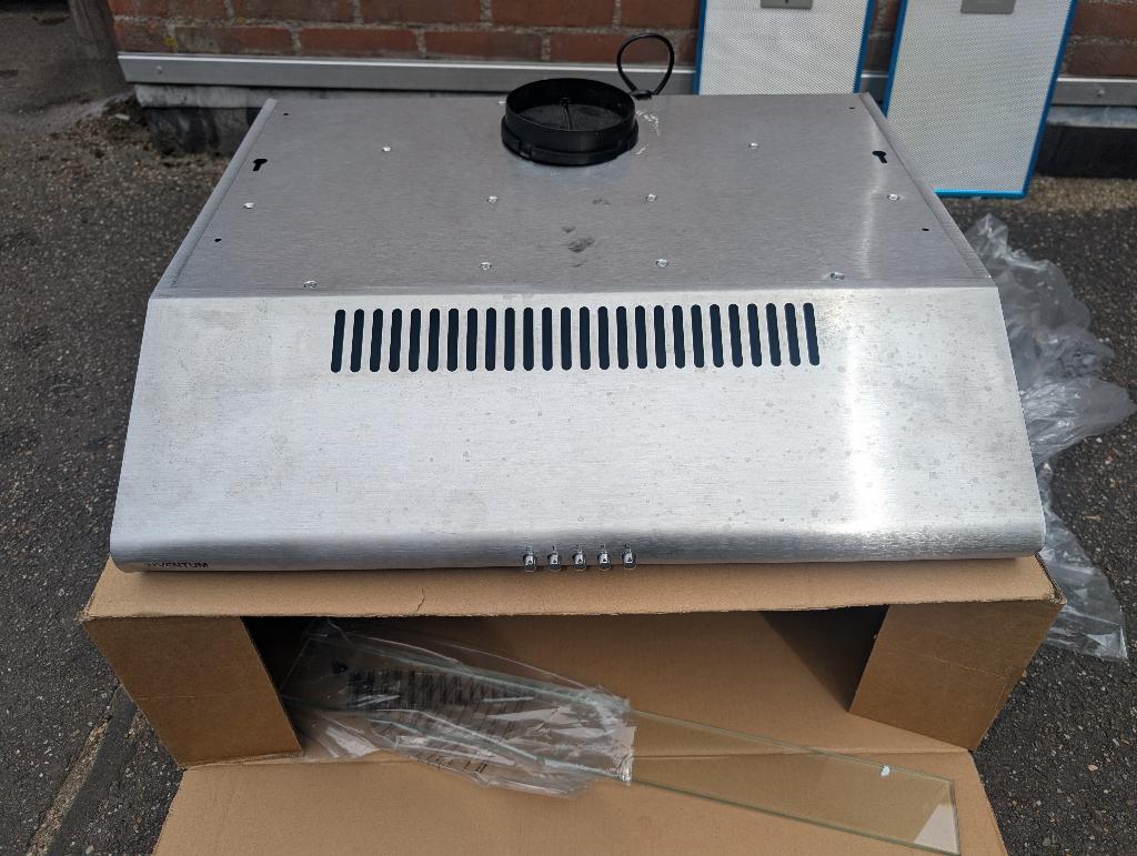 Afzuigkap Iventum 60 cm, Witgoed en Apparatuur, Ophalen, Gebruikt, Onderbouw afzuigkap, Vrijstaand