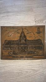 Koperen latoen plaat, Ophalen of Verzenden