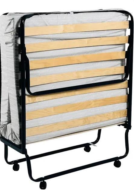 Opklapbed camping/Nijmeegse 4daagse, Ophalen, Zo goed als nieuw, Eenpersoons, 90 cm