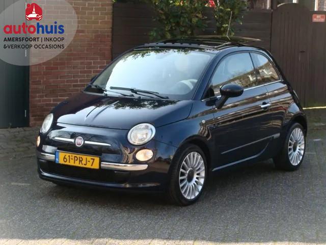 Fiat 500 0.9 TwinAir Lounge AUTOMAAT LEDER CLIMATRONIC, Auto's, Fiat, Bedrijf, Te koop, ABS, Airbags, Airconditioning, Boordcomputer