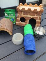 Speelhuis hamster en diversen, Dieren en Toebehoren, Knaagdieren en Konijnen | Toebehoren, Ophalen of Verzenden, Gebruikt, Overige typen