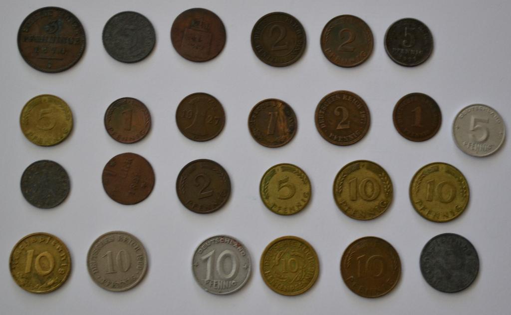 verzameling munten en biljetten duitsland en oostenrijk, Postzegels en Munten, Munten en Bankbiljetten | Verzamelingen, Munten en Bankbiljetten