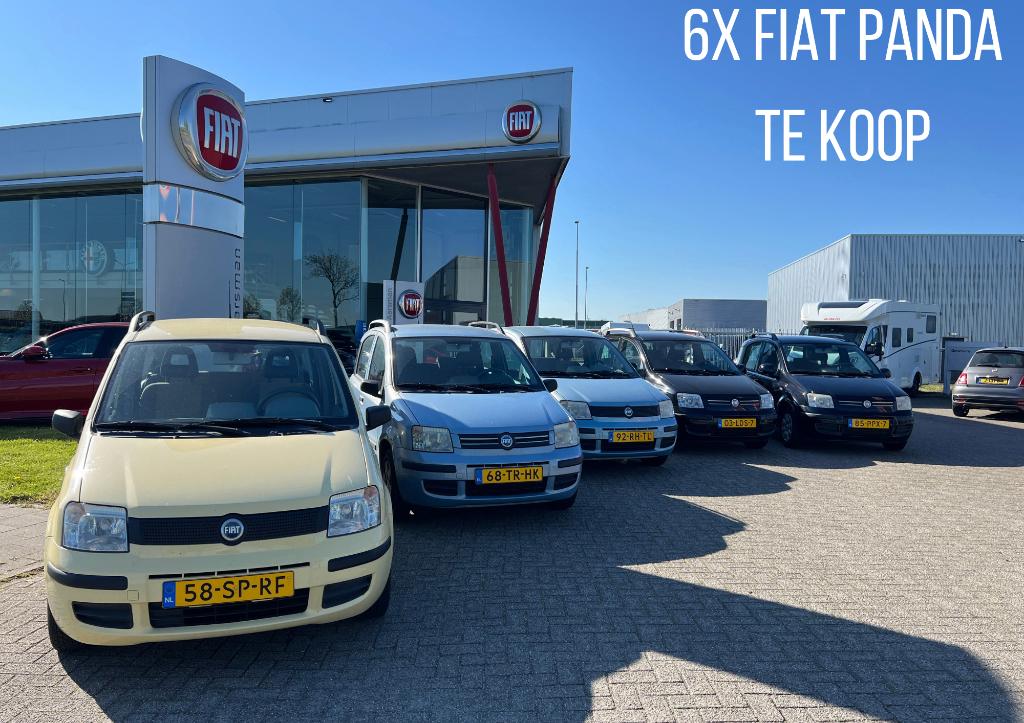 5x Fiat Panda van officiële Fiat dealer – unieke kans, Auto's, Fiat, Voorwielaandrijving, Stof, 54 pk, 4 stoelen
