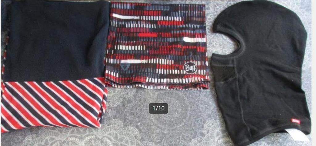 motorkleding: 2 x Buff en 1 x balaclava à 3,00 per stuk, Ophalen of Verzenden, Tweedehands