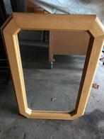 Spiegel 74/48 cm lichteiken lijst, Minder dan 50 cm, Ophalen of Verzenden, Zo goed als nieuw, Minder dan 100 cm