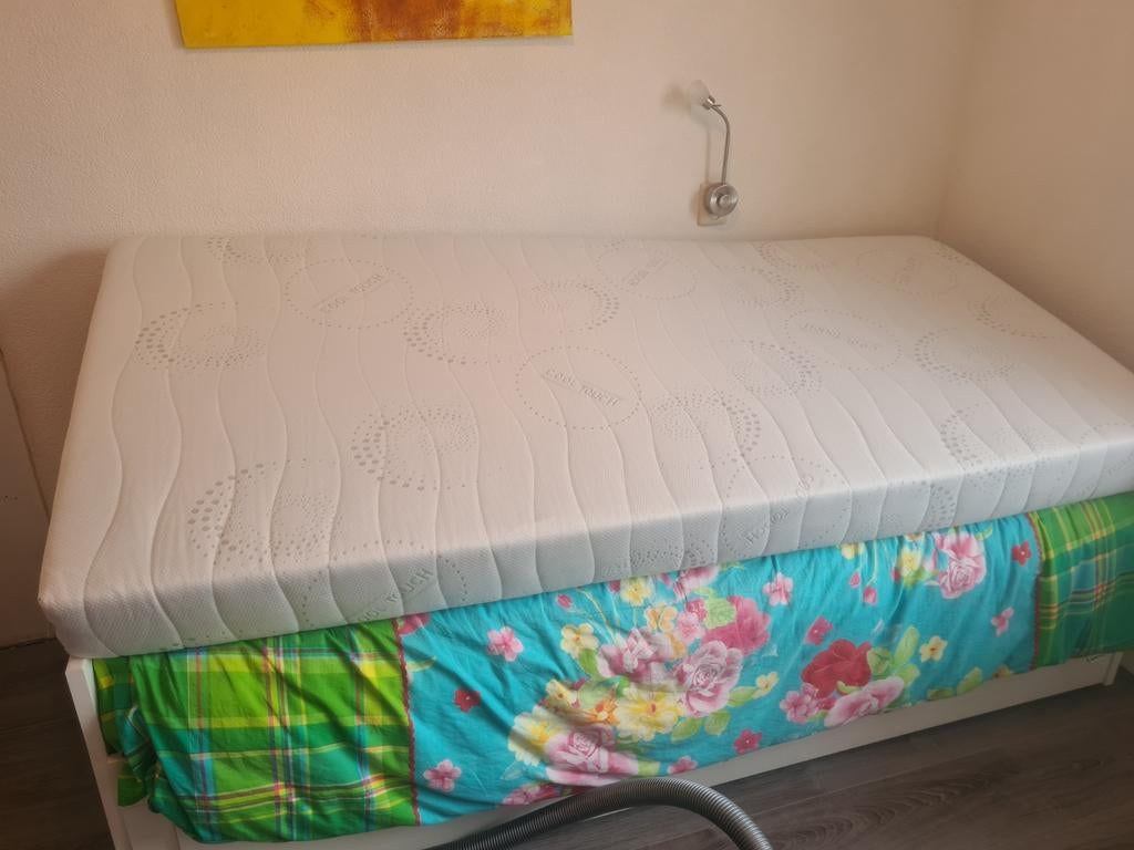 HR55 Matras 90x200x16 cm - Zo goed als nieuw, Ophalen